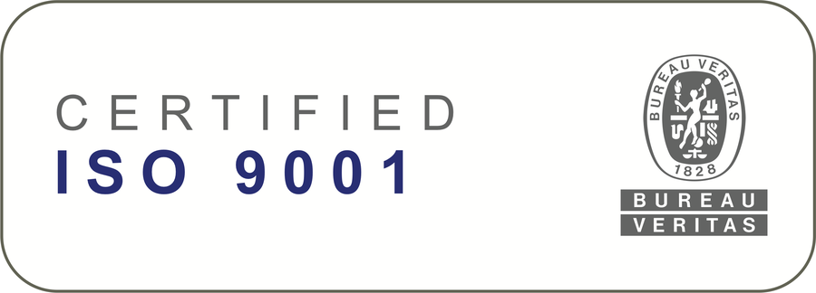 Bureau Veritas certified ISO 9001 mark